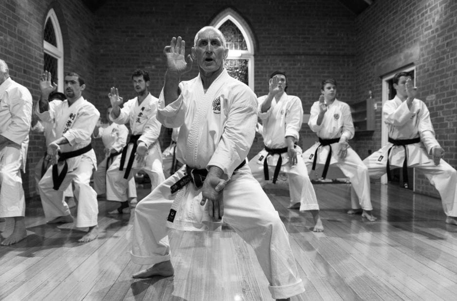 Proefles Karate Traditionele Japanse vechtsporten in Tokio aangeboden
