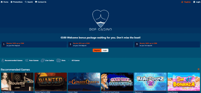 Bofcasino UK First Deposit Bonus: Review of a Premier Online Casino Experience